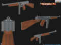 M1 Thompson 3D CAD drawing
