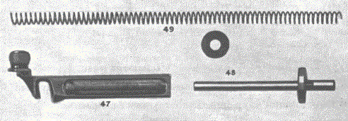 Model M1928A1 Actuator, buffer and recoil spring